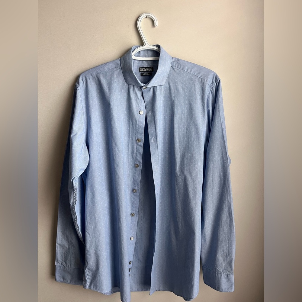 Kenneth Cole Reaction slim fit shirt 15.5/34-35